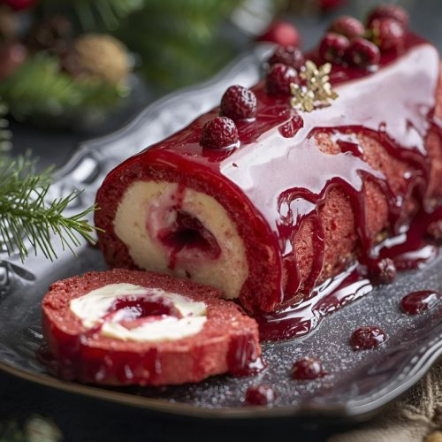 Bûche Rouge Délice