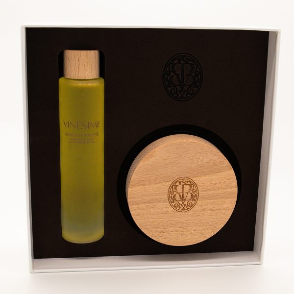 Coffret Gommage + Huile Sensuelle Volupté - Vinésime